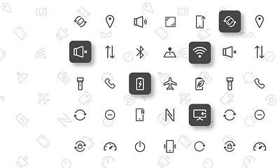 Android status bar icons android icon icon icon design icon set iconography icons identity light mode