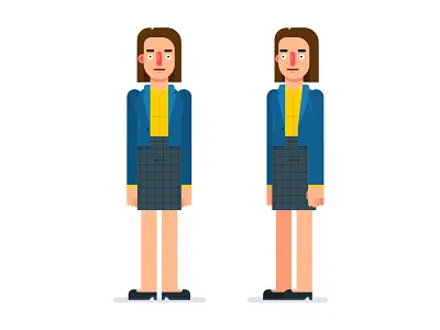 Vector Flat Design Business Character 2d business character character design design flat flat design flat illustration illustration startup vector vector design vector illustration woman