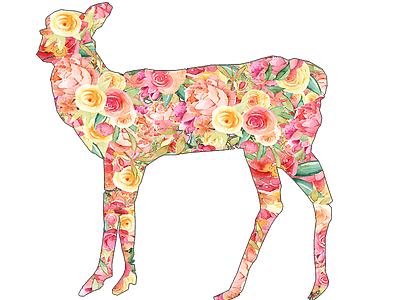 Floral Deer