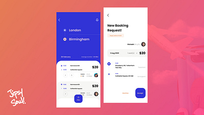 Glide - Flight Booking App app clean ui cleandesign flat flight app flight booking flight search minimal ticket booking travel app ui ui design userinterface uxdesign