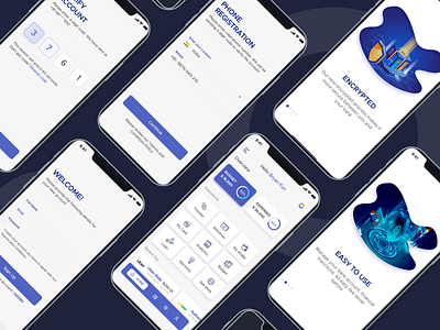 Banking App Onboarding anuj chauhan app app design app design icon ui web ios guide application application design banking banking app bankingapp mobile app onboarding onboarding ui screen design sign in signup ui design uiux ux uxdesign