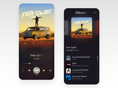 Music App UI app design designinspiration illustration minimal music music app music player typography ui ux uxdesign