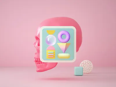 Render Shot 26 c4d color effects graphic octane render shapes visual
