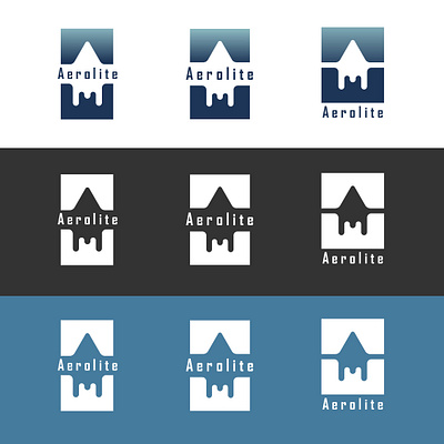 Aerolite - Daily Logo #1 aerolite dailylogochallange dailylogochallenge logo rocketship logo