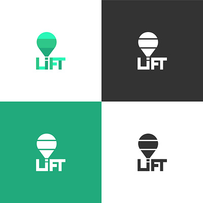 Hot Air Balloon - Daily Logo #2 air balloon dailylogochallange dailylogochallenge design hot air balloon lift logo minimal