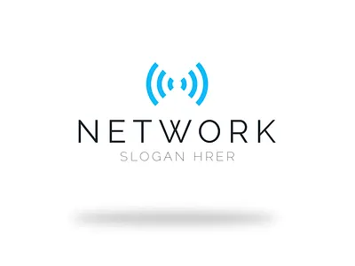 NETWORK LOGO DESIGN brand identity branding design ecommerce design flat lettering logo minimal real estate website