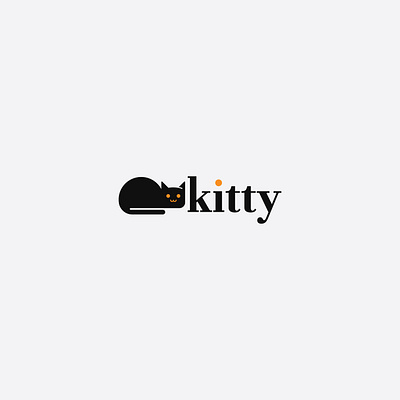 kitty brand identity branding design flat icon illustration logo minimal minimalist logo modern logo