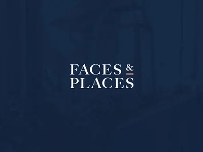 Faces & Places | Logotype brand branding branding and identity branding concept branding design concept design layout logo logotype typography vector visual design