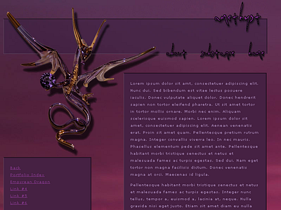 Amethyst Dragoness web design webdesign website