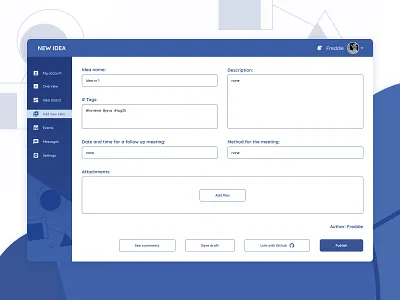 idea board new idea app application dashboard dashboard app dashboard design dashboard ui design designthinking figma ui uidesign uiuxdesign userexperiencedesign ux