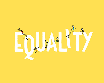 Equality equality hand drawn handlettering human illustration inequality lgbt polish psychology rainbow