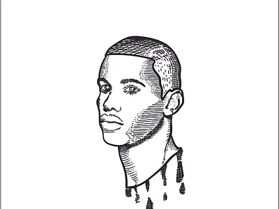 him on line art art design illustration illustrator minimal vectorart