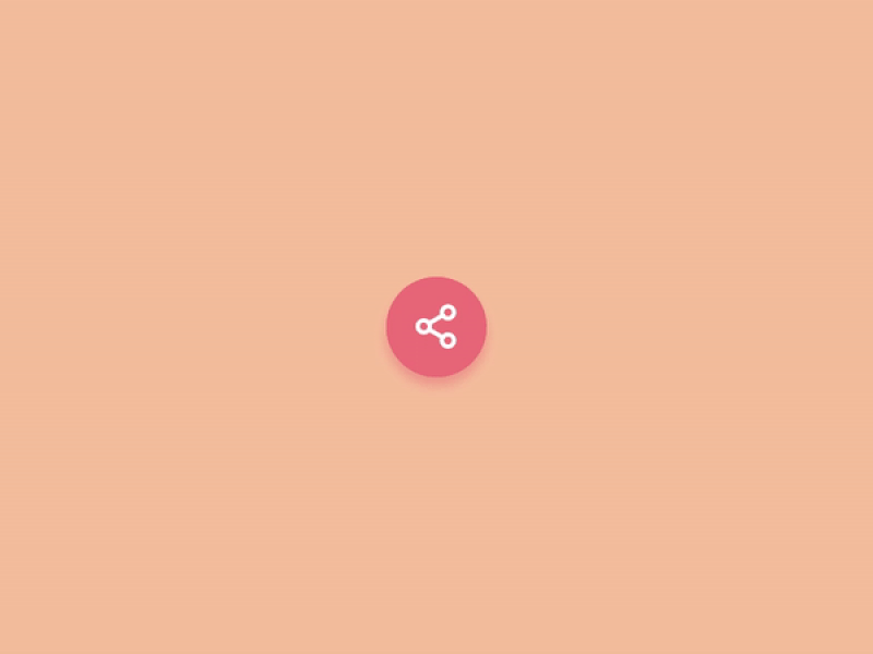 Social Share Button Micro-interaction adobe xd animation dailyui interaction design microinteraction ui