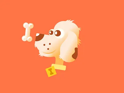 Hungry Doggo 2d adobe aftereffects animals animation animation 2d animation after effects bone cartoon dog dog animation dog illustration doggo doggy dogs funny hungry rotating simple waiting