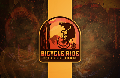 Bicycle Ride bear bear logo bears branding design designs games illustration logo ride logo typography vector