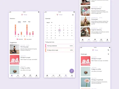 Exercise web app app design ui web