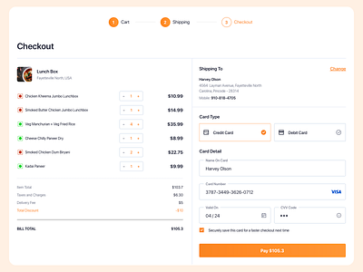 Checkout Process checkout checkout flow checkout form checkout page checkout process checkout webdesign checkout webpage credit card checkout creditcard payment food app onlinefood app payment app payment form payment gateway payment method payment page payment process restaurant app website design website page