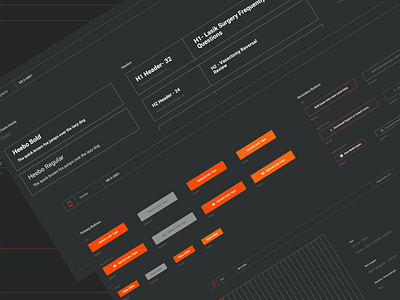 Design System for fin-tech #2 atomic design components dark mode dark ui style guide style guides ui ui design ui designer uiux