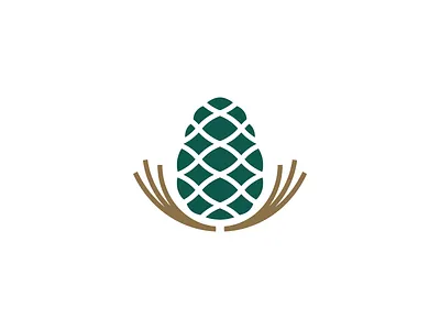 Pine Nuts Company branding corporate design icon identity kernel logo mark pine pine tree pinenut seed seeds