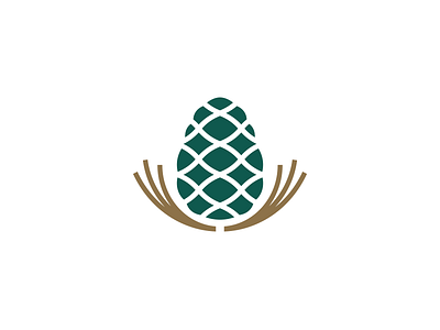 Pine Nuts Company branding corporate design icon identity kernel logo mark pine pine tree pinenut seed seeds