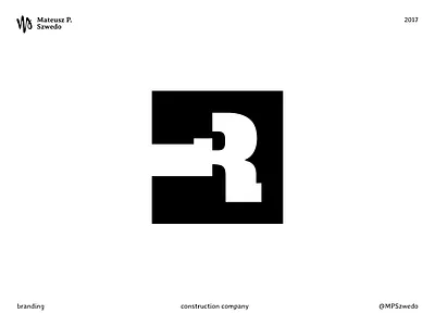 Construction company brand identity brand identity design branding branding design construction construction logo hammer hammer logo letter logo logo logo design logodesign logofolio logos logotype mark minimal design minimal logo negative space logo r letter logo