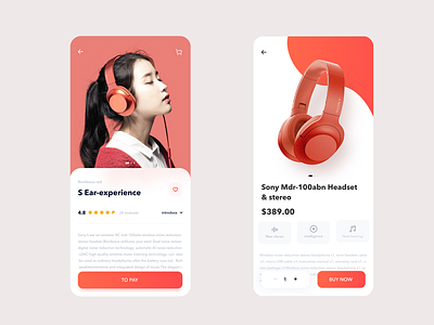 SUNY headset UI interface app branding design icon typography ui uiux