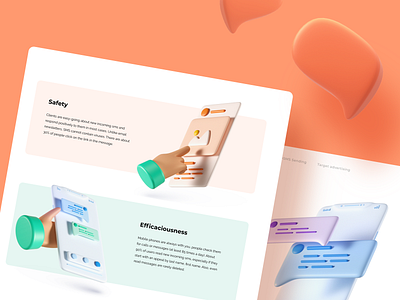 Landing page - Inteltelecom 3d 3d ilustration art branding colors design graphic design illustraion interface landingpage typography ui user interface ux web web design website