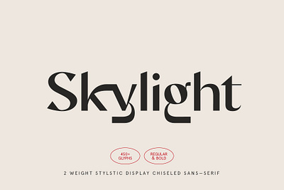 Skylight - Display Sans-Serif Font branding design display display font display serif font font font design fonts collection lettering logo luxury professional sans serif sans serif font script serif serif font serif fonts typeface wedding