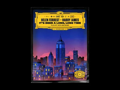 Helen Forrest, Harry James – It's Been a Long, Long Time animation bashbashwaves big band captain america city classical empire state building harry james helen forrest illustration loop looping marvel mcu motion design motion graphics new york playlist skyline vintage