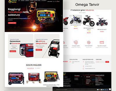 Generator eCommerce-website design ecommerce elementor generator ecommerce website illustration omega tanvir ui website design website development woocommerce wordpress