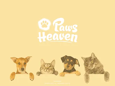 PAWS Heaven | Logo and Branding Guide app best designer in ctg brand identity branding company logo design dribbble graphic graphic design illustration logo logo design modern photoshop typography ui ux vector