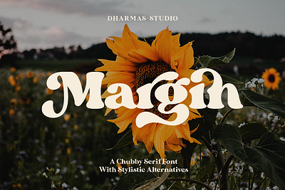 Margin - Retro Serif Font bold branding chunky classic classy elegant fat feminime font fonts groovy header headline luxury magazine modern poster retro serif vintage