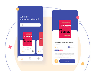 Book App app book book app branding dailyui design designer exploration explore flat design illustration minimal mobile mobile app mobile design mobile ui simple ui uiux ux