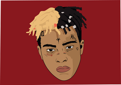 XXXTENTACION adobe aesthetic animation animeart art design illustration illustrator typography vector