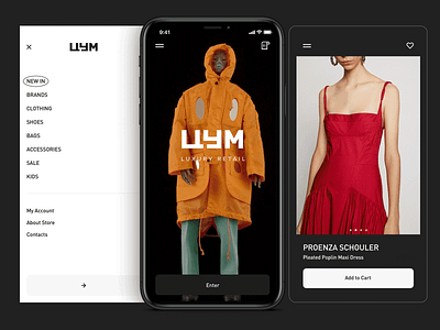 Fashion Application Design for TSUM Ukraine app app design application application design fashion fashion app fashion brand fashion store fashion style luxury store menu design mobile application mobile store product design product page retail store style ui