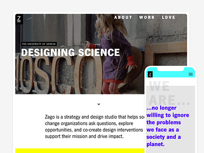 Incorporating technical interactions into a social change site agency web design