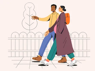 A walk in the park character illustration characterdesign figuredrawing illustration ipadpro procreate