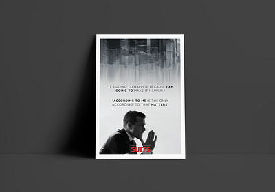 Harvey Specter Poster Design design dribbbleweeklywarmup poster poster a day poster art poster design posters suits