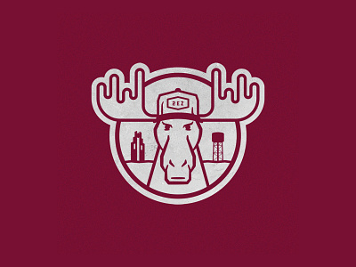 Moose T-shirt Graphic flat illustration moose tshirt vector