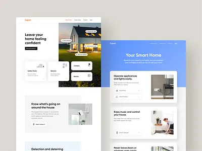 Gigaset Smart Home Website desktop eccomerce gigaset home security identity minimal shop smart home smarthome tags ui ui design user inteface ux web webshop website