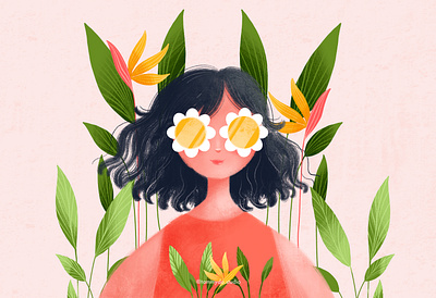 Summer Vibe art challenge energetic girlillustration illustration illustration art summertime