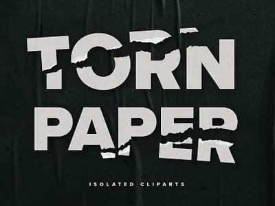 Torn Paper Isolated Cliparts and Mockups collage deckle design digital edge media mockup moodboard paper pattern photoshop psd psd download rip seamless social template texture torn veila
