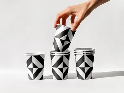 Counterpart cups argentina asis black white branding brunch cafe coffe shop design echo park food identity los angeles paper cup pattern print restaurant vegan