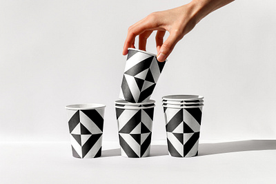 Counterpart cups argentina asis black white branding brunch cafe coffe shop design echo park food identity los angeles paper cup pattern print restaurant vegan