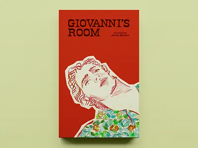 'Giovanni's Room' by James Baldwin – Cover Concept - v01 book book cover book cover design concept cover design illustration publication design publishing typography