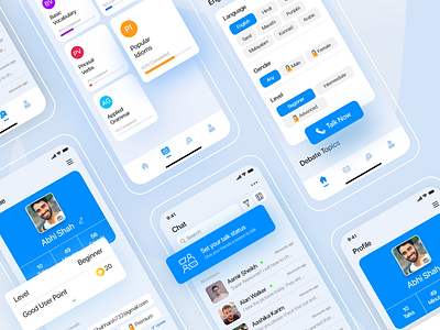 English Talk App Design appdesign appdesigner ui kit uidesign uidesigner uiux uiuxdesign user experience user interface design userinterface ux design uxdesigner uxdesigns uxui uxuidesign