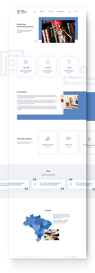 Lawyer Landing Page clean design clean ui landing landing page lawyer site ui ui design webdesign website