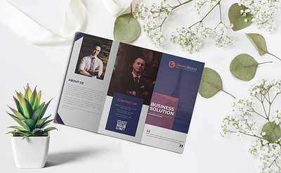 Trifold Brochure Design branding brochure brochure design corporate flyer design flyers graphic design logo design minimalist logo template trifold brochure trifold brochure design typography