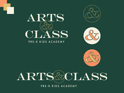 Arts and Class Logo Option 1 ampersand brand brand design brand identity branding classy design digital art graphic design logo logo design logos sophisticated typeface