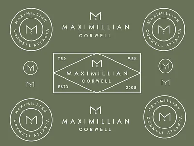 MC Logo Branding Set agency atlanta brand brand identity branding design geometric graphic design icon identity logo logo design mark monogram real estate realty seal set type typography logo